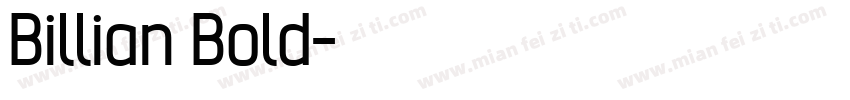 Billian Bold字体转换